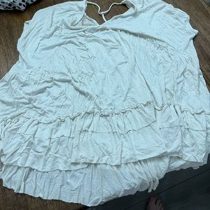 Boutique Ruffled Oversized Shirt